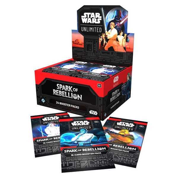 Star Wars: Unlimited Spark of Rebellion Booster Box (24 Packs)