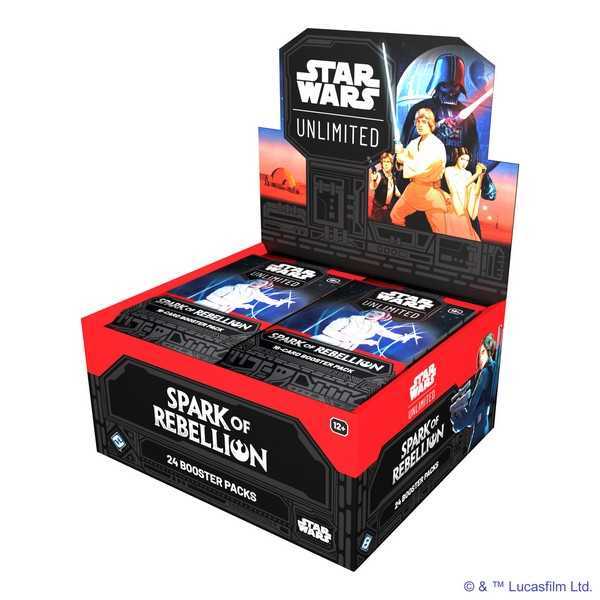 Star Wars: Unlimited Spark of Rebellion Booster Box (24 Packs)