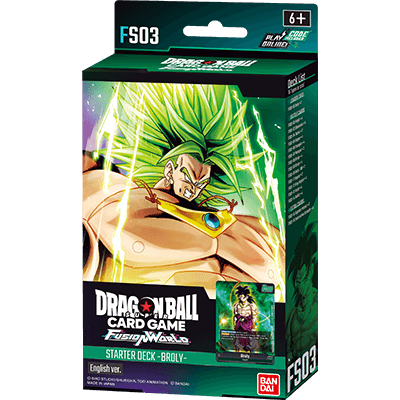 Dragon Ball Super CG: Starter Deck Broly - Fusion World [FS03]