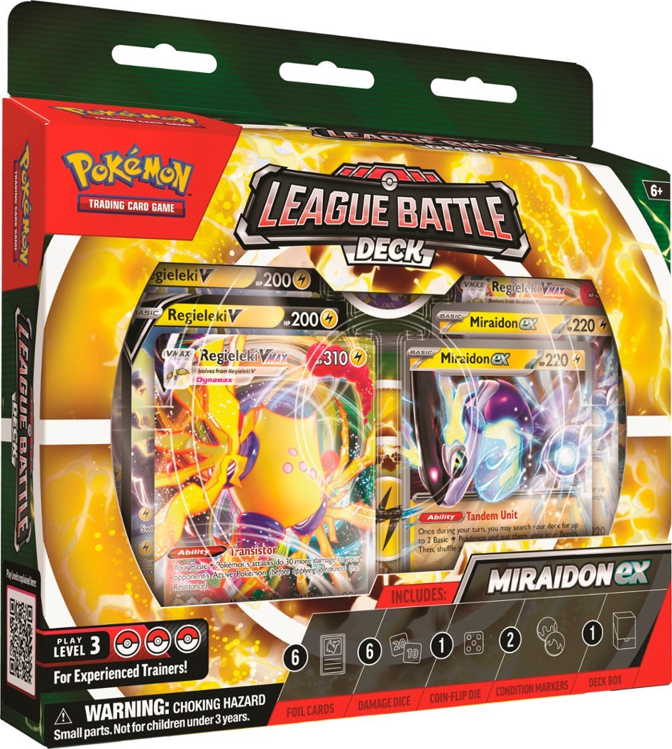 Pokemon TCG: Miraidon ex League Battle Deck