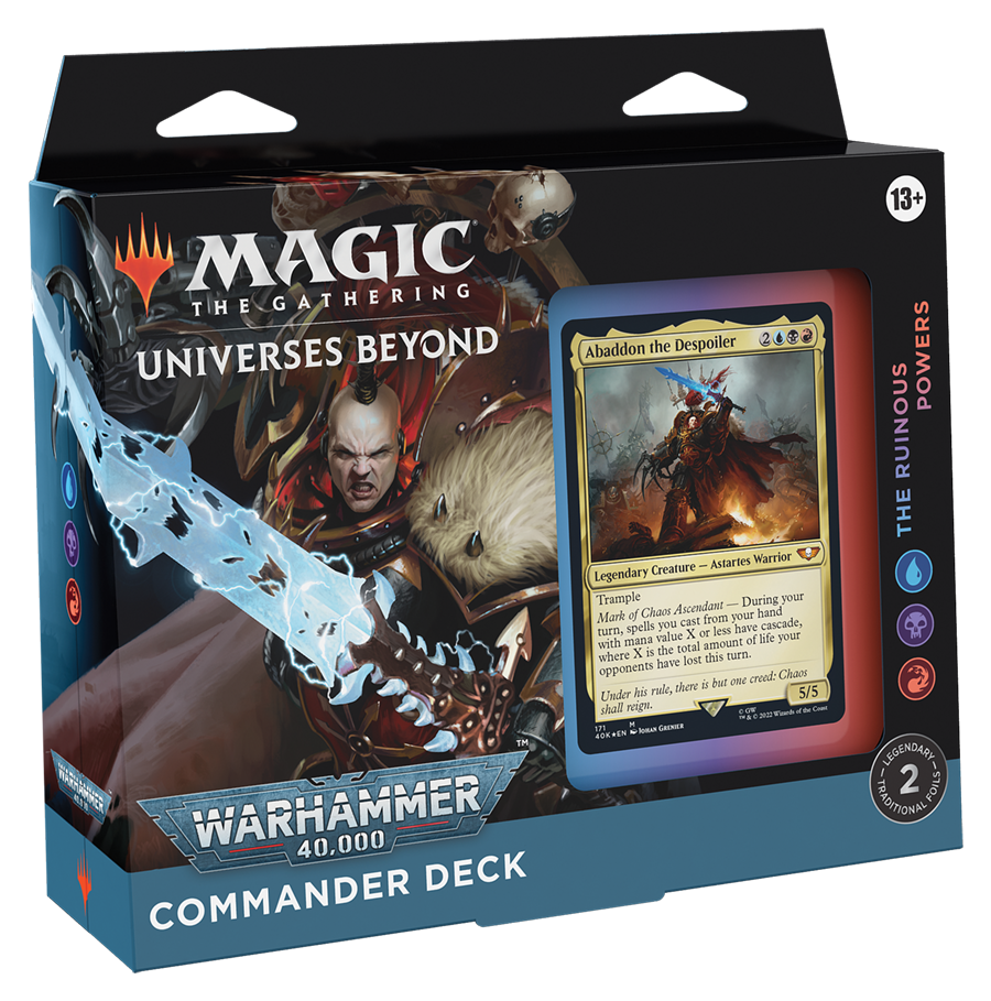 Magic: The Gathering - Universes Beyond: Warhammer 40,000 - The Ruinous Powers Commander Deck