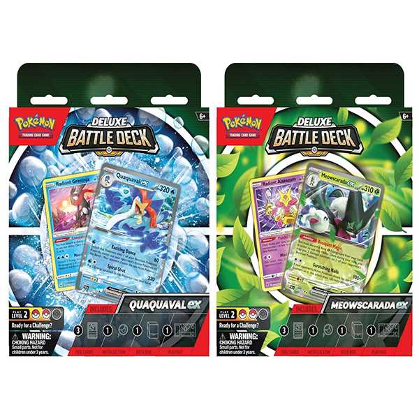 Pokemon TCG: Deluxe Battle Decks - Quaquaval ex/Meowscarada ex