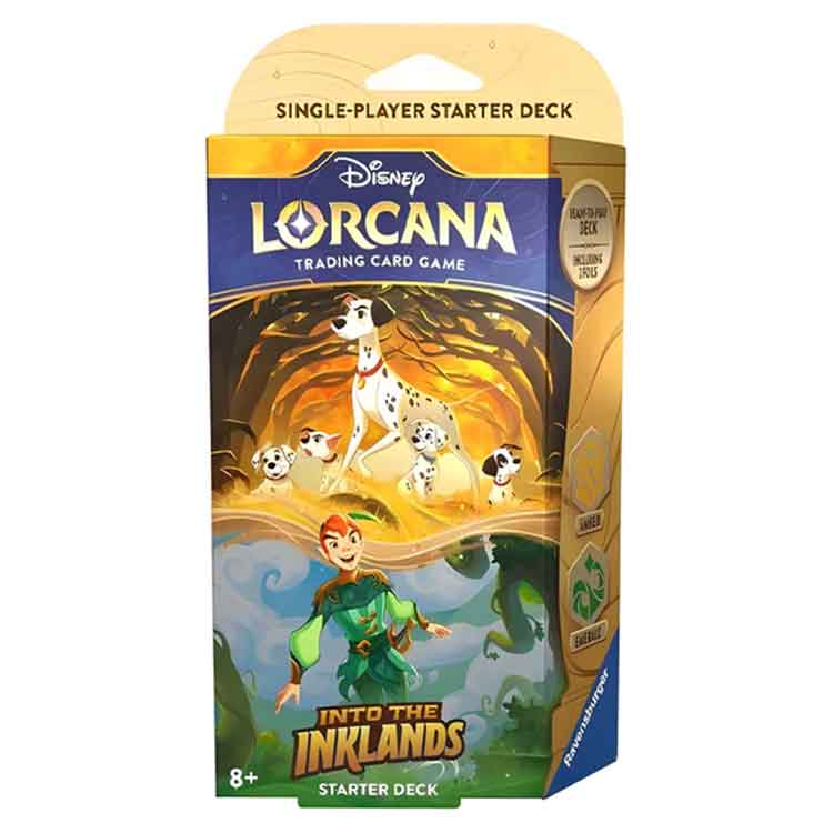 Disney Lorcana TCG - Into the Inklands - Starter Deck Amber & Emerald - Set 3