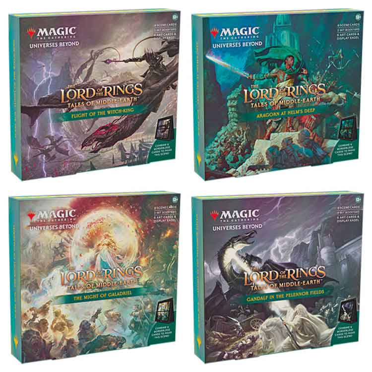 MTG: Lord of the Rings: Tales of Middle-Earth Holiday Edition Scene Box Set of 4