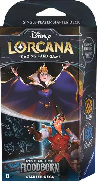 Ravensburger Disney Lorcana TCG - Starter Deck Amber & Sapphire - Set 2