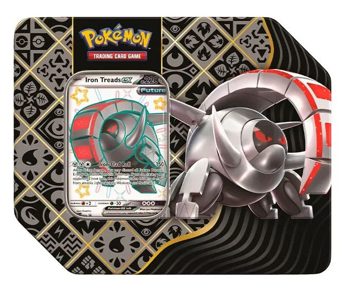 Pokemon TCG: Scarlet & Violet Paldean Fates 5-Booster Tin - Iron Treads