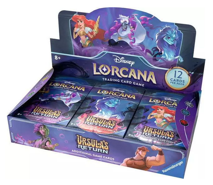 Disney Lorcana TCG - Ursula's Return - Booster Box (24 Packs) - Set 4