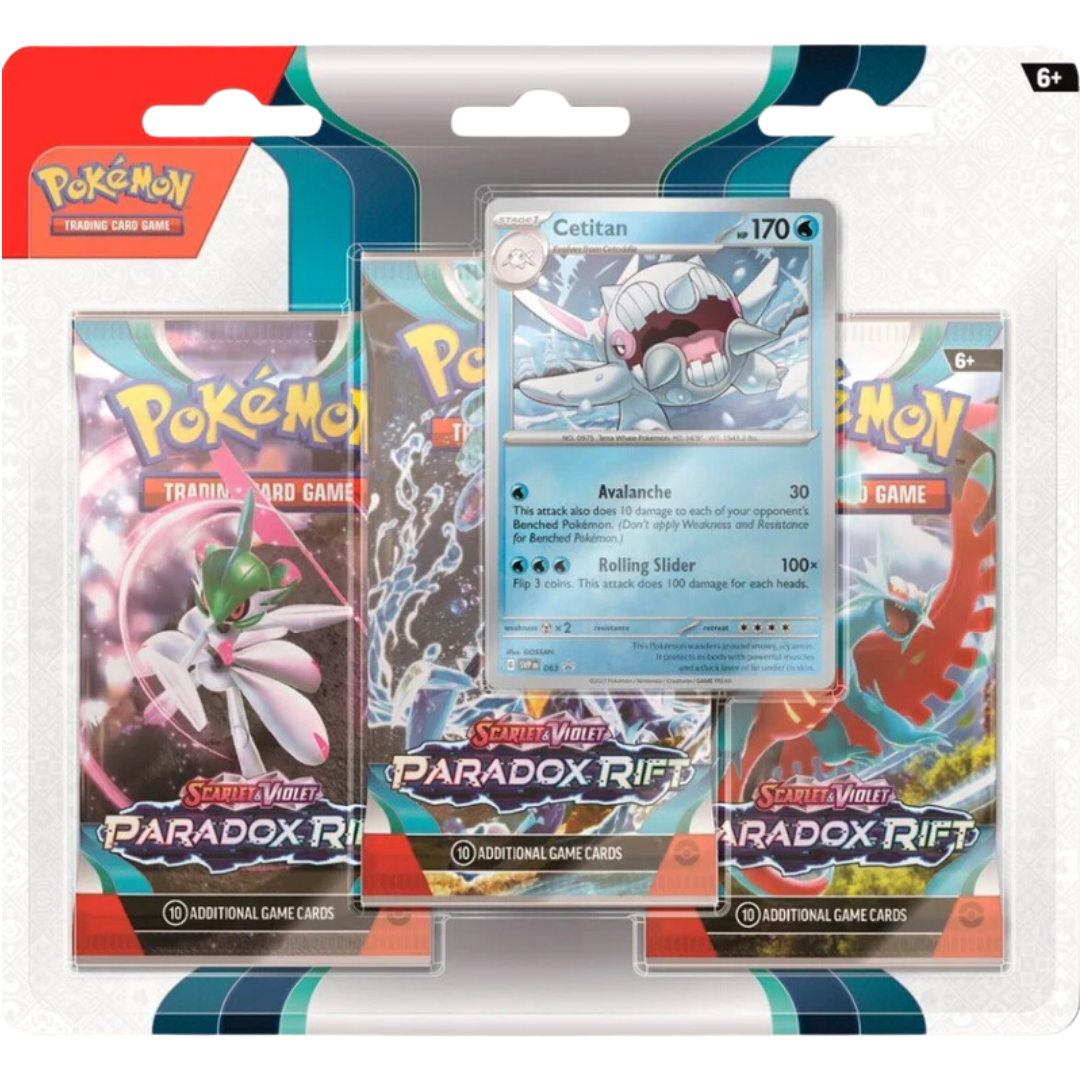 Pokémon TCG: Scarlet & Violet - Paradox Rift - 3-Pack Blister