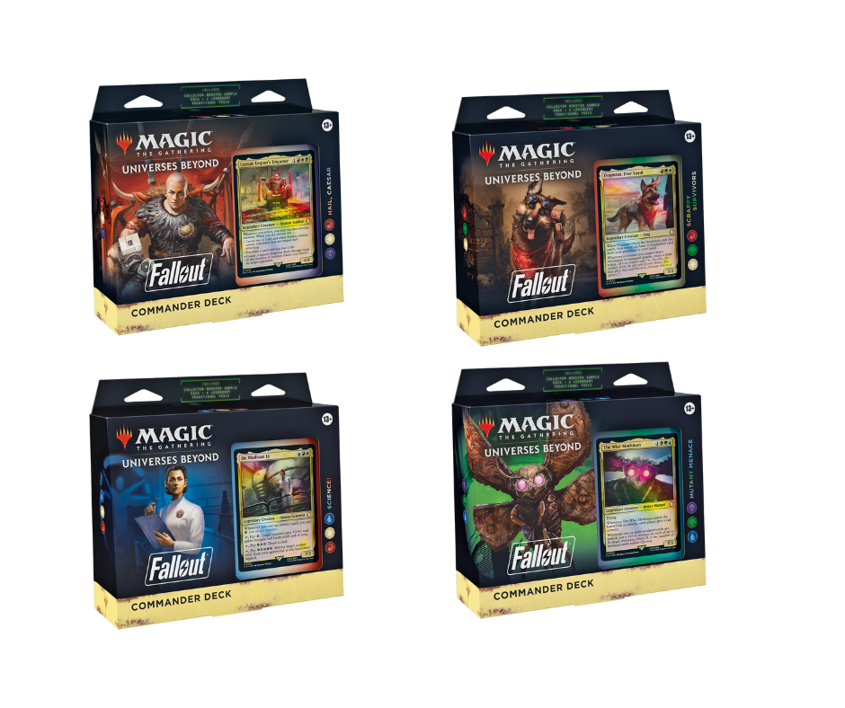 Magic: The Gathering Universes Beyond: Fallout Commander Decks Set of 4