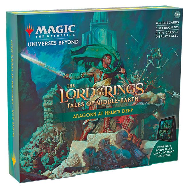 MTG: Lord of the Rings: Tales of Middle-Earth Holiday Edition Scene Box - Aragorn at Helm's Deep