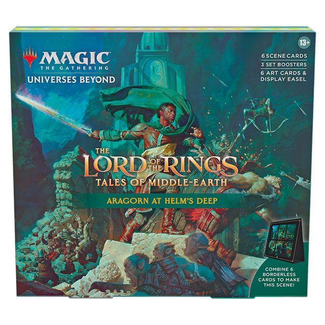 MTG: Lord of the Rings: Tales of Middle-Earth Holiday Edition Scene Box - Aragorn at Helm's Deep