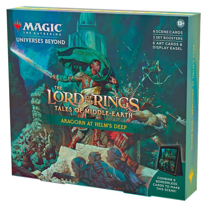 MTG: Lord of the Rings: Tales of Middle-Earth Holiday Edition Scene Box - Aragorn at Helm's Deep