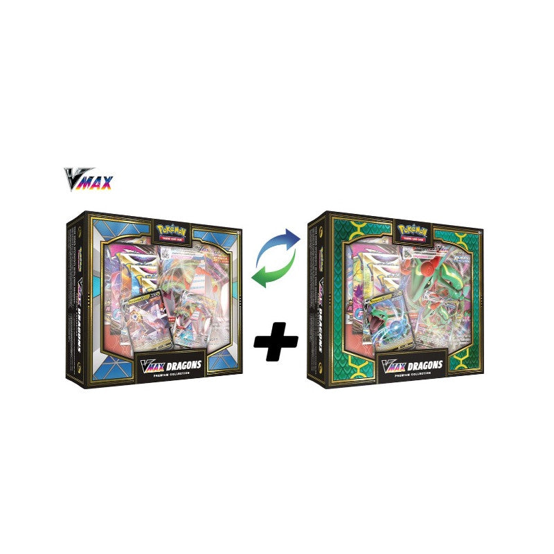 Pokémon TCG: VMAX Dragons Premium Collection – Rayquaza/Duraludon