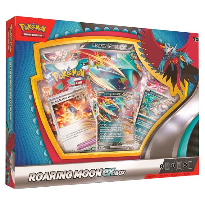 Pokémon TCG: Roaring Moon / Iron Valiant ex Box