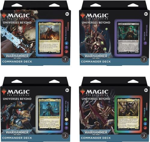 Magic: The Gathering Universes Beyond: Warhammer 40,000 - Set of 4 Commander Decks